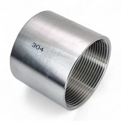 Luva Aço Inox 304 150lbs BSP 1"