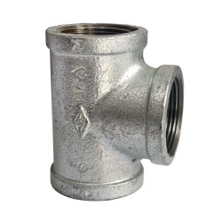 Tee 90º Ferro Galvanizado 150# BSP 1.1/4"