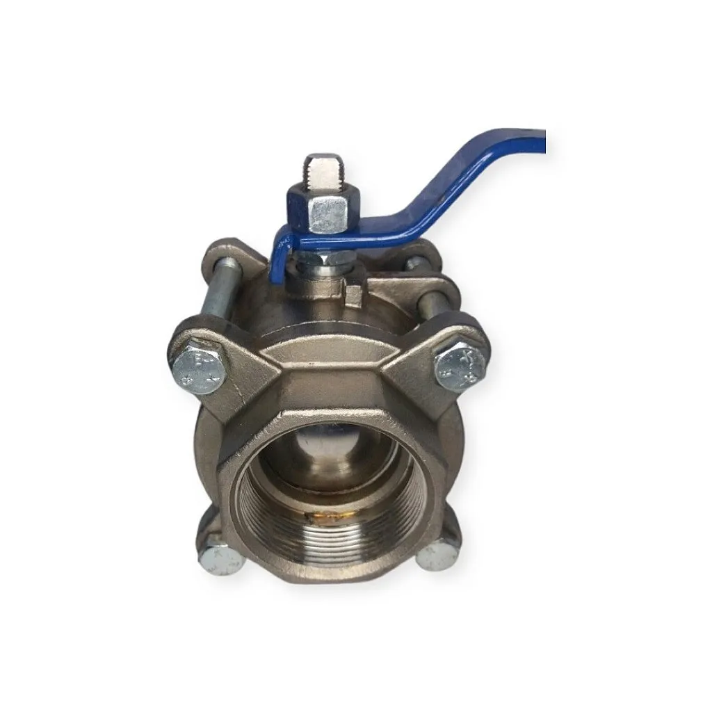 Válvula Esfera Tripartida Aço Carbono 300# S1000 PP TR BSP 1"